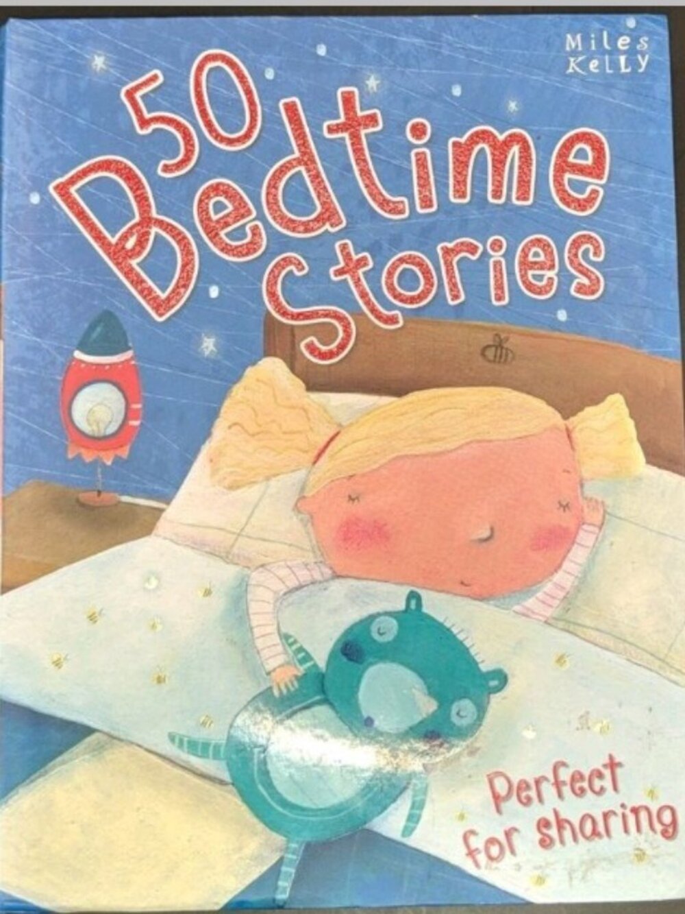2017 Edition 50 Bedtime Stories Miles Kelly Perfect For Sharing Hardcover Book
